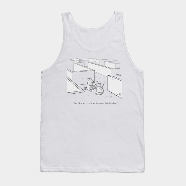 Pizza Delivery Mouse Tank Top by ellisjrosen